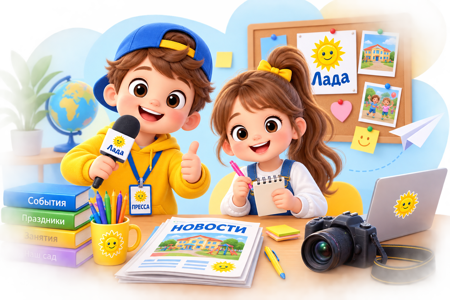 Маленькие корреспонденты детского сада «Лада»
